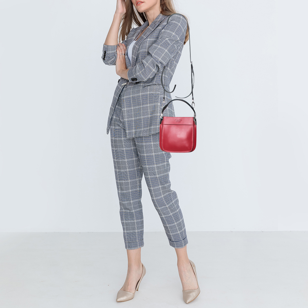 

Prada Red Leather Crossbody Bag