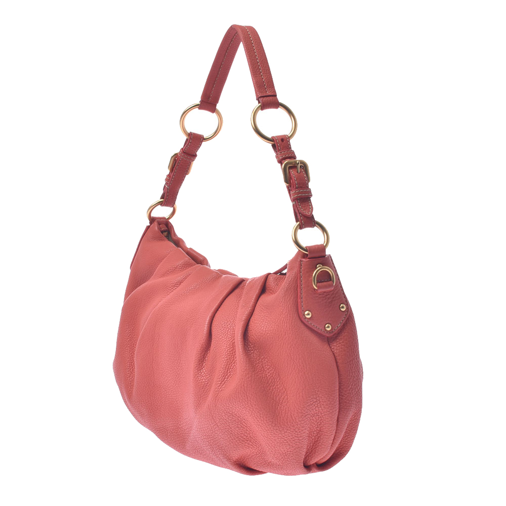 

Prada Pink Leather Hobo