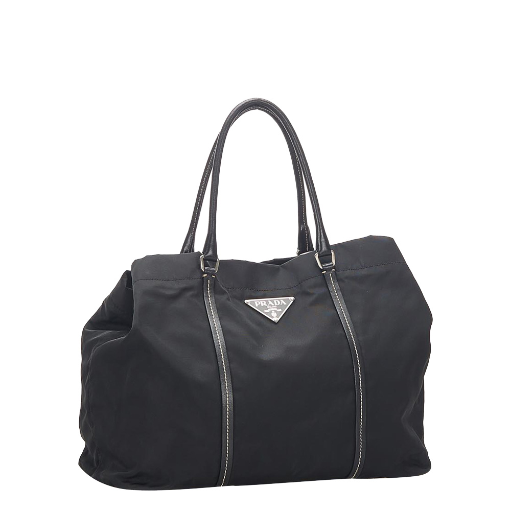 

Prada Black Nylon Tessuto Shoulder Bag