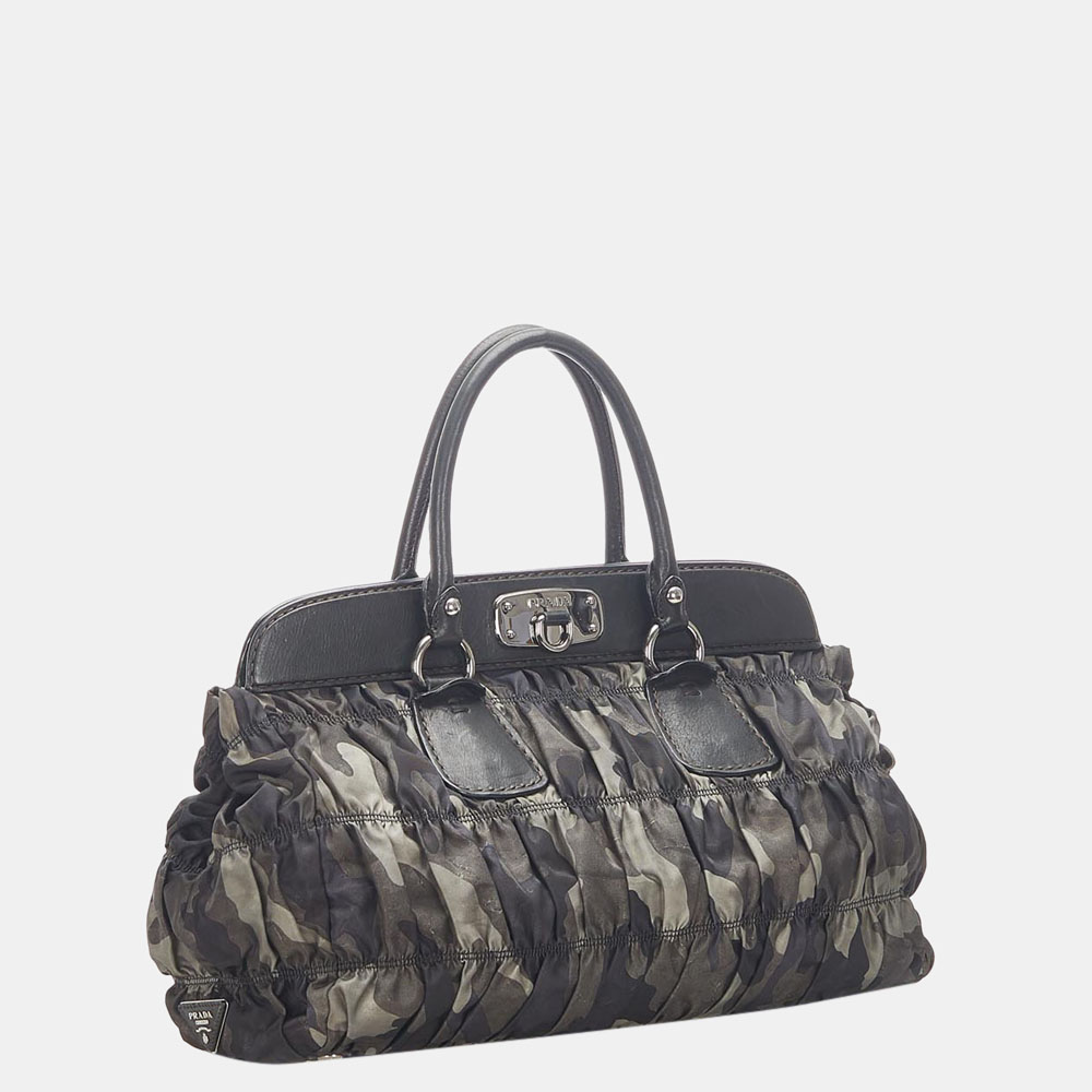 

Prada Multicolour Tessuto Gaufre Camouflage Tote Bag, Multicolor