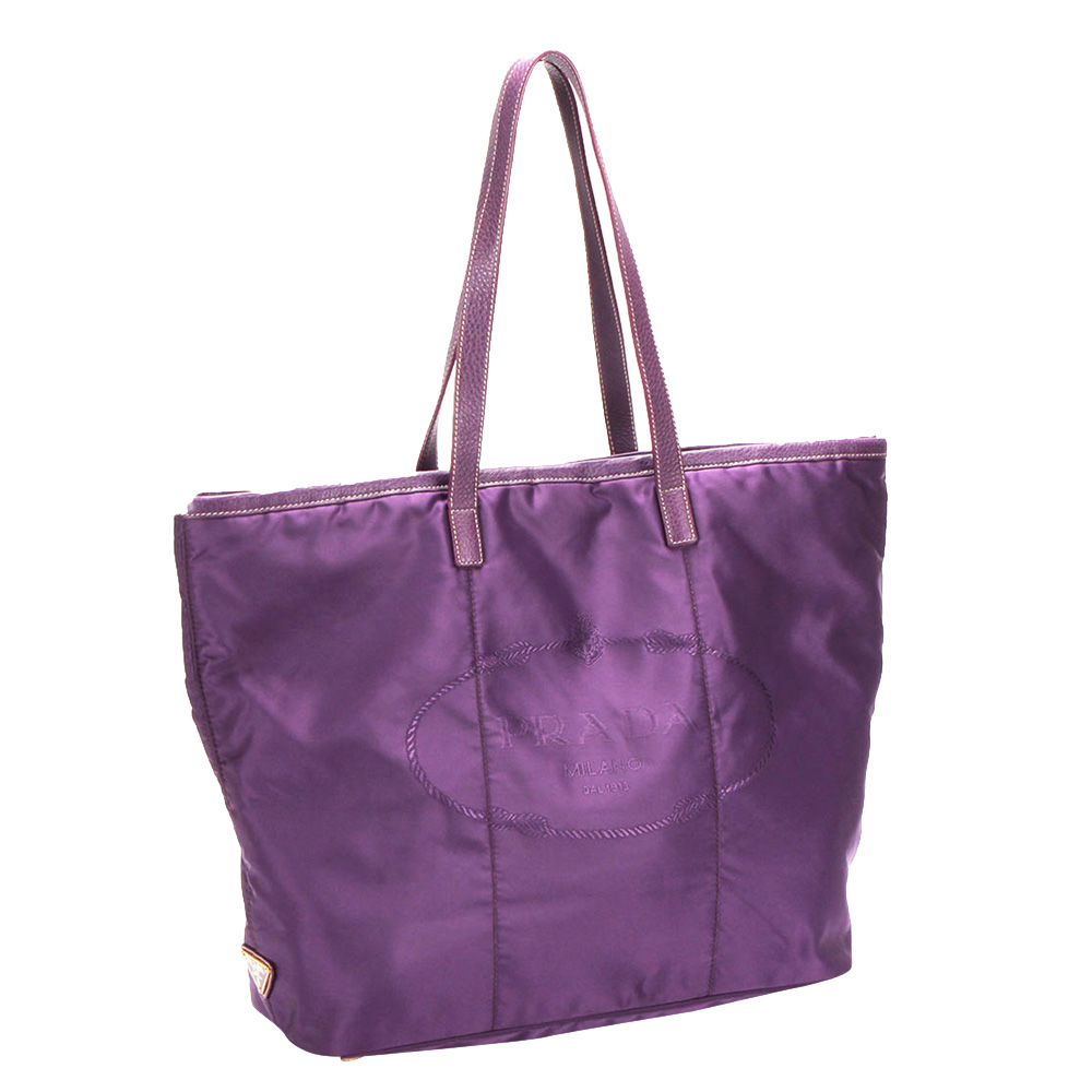 

Prada Purple Tessuto Canapa Bag