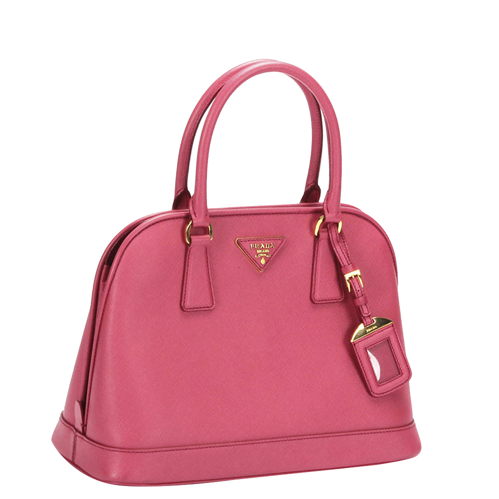 

Prada Pink Leather Promenade Satchel Bag