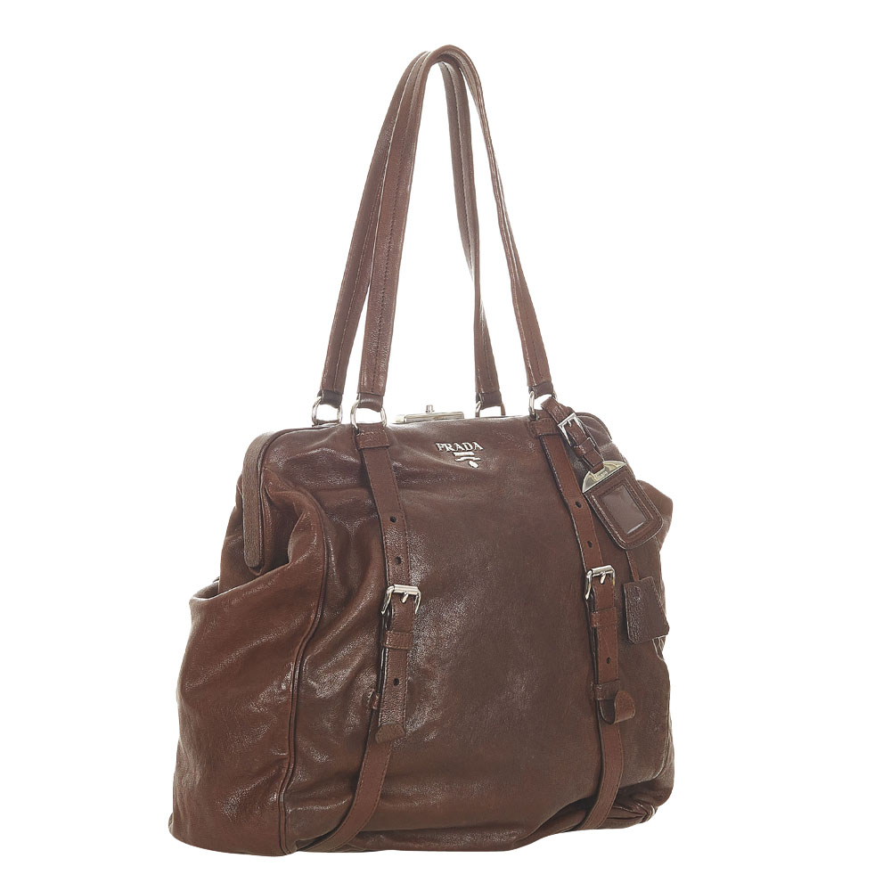 

Prada Brown New Look Leather Tote Bag