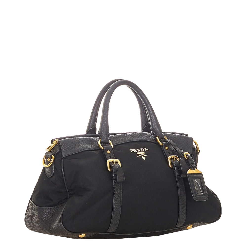 

Prada Black Nylon Tessuto Shoulder Bag