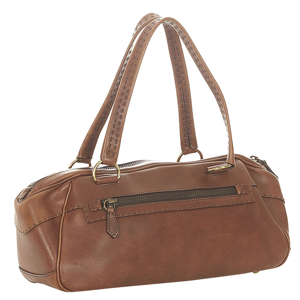 

Prada Brown Leather Shoulder Bag