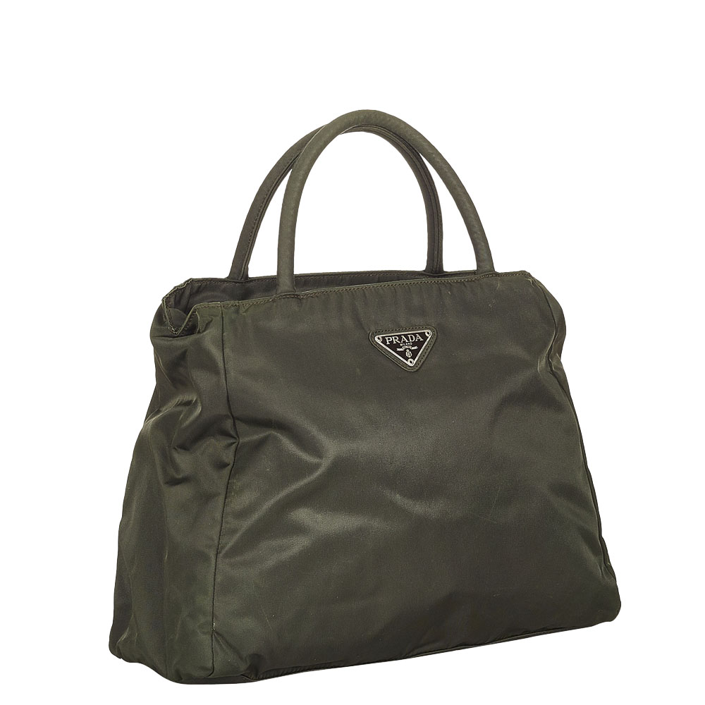 

Prada Black Nylon Tessuto Tote Bag