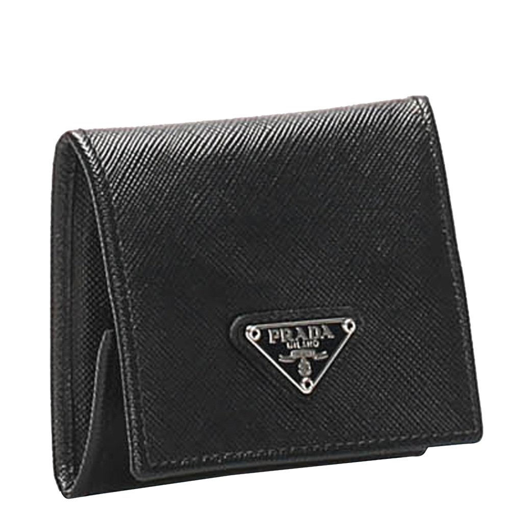

Prada Black Saffiano Leather Bi-fold Wallet