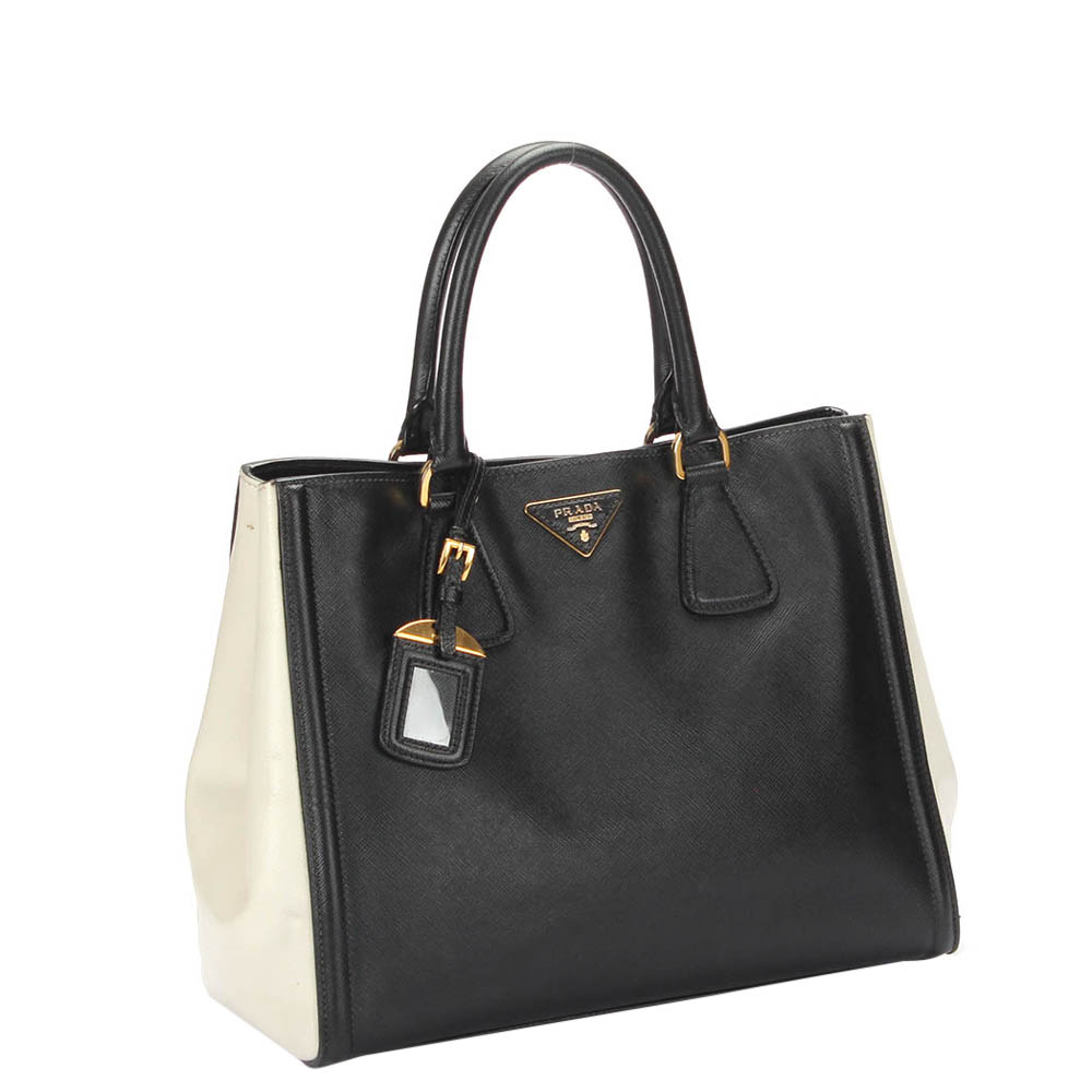 

Prada Black Saffiano Leather Lux Tote Bag