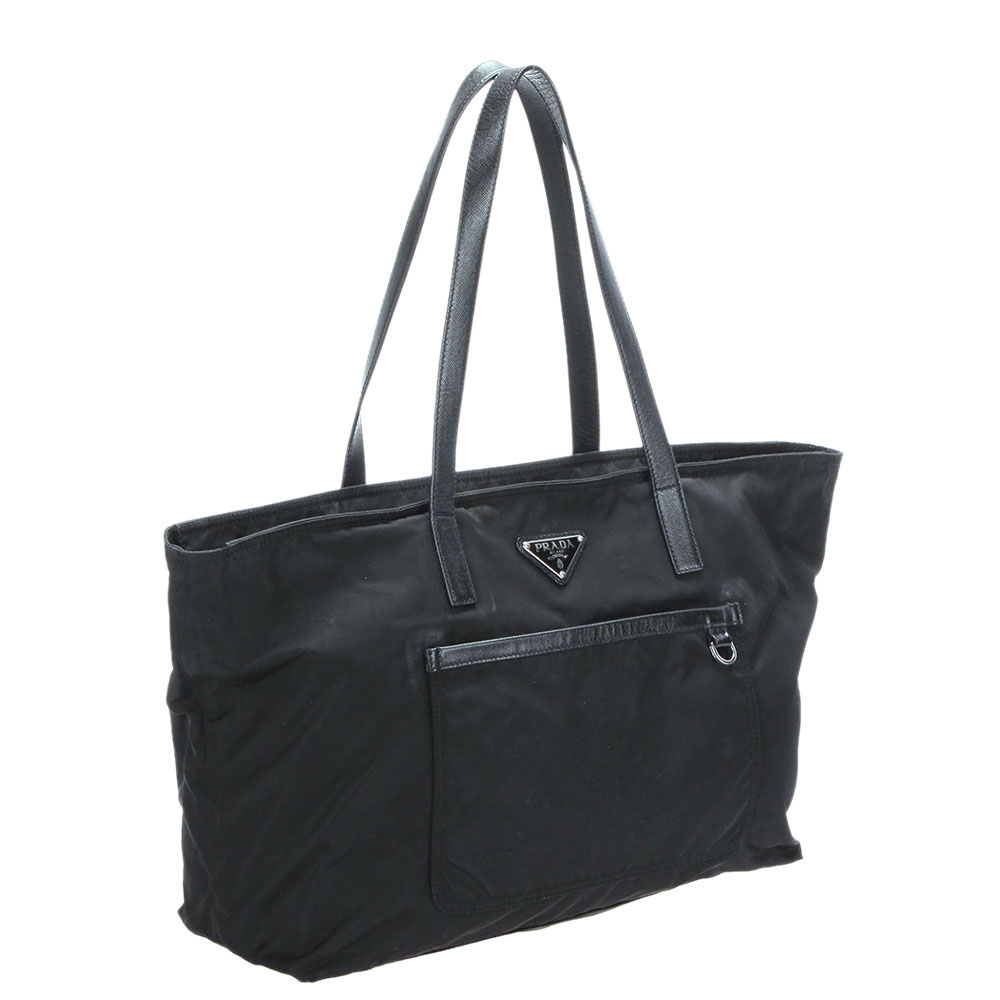 

Prada Black Nylon Tote Bag
