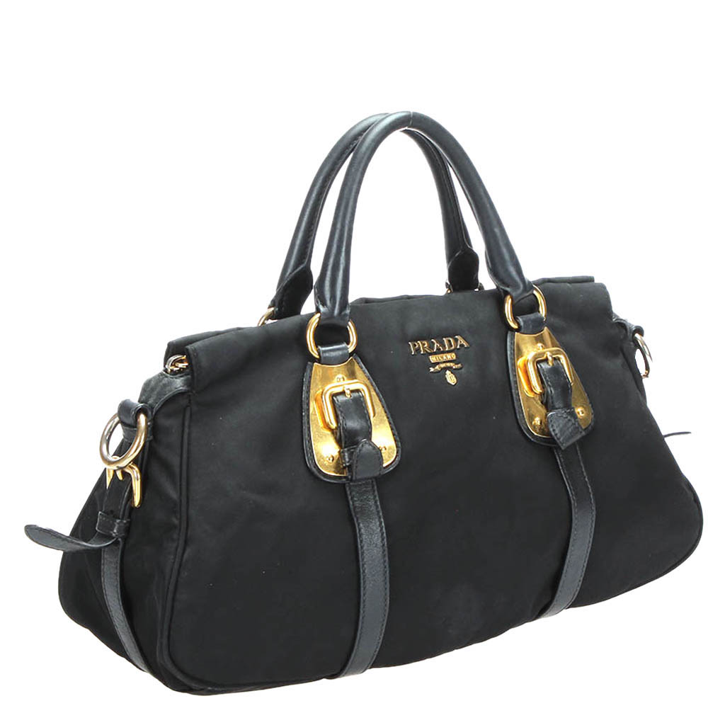 

Prada Black Nylon Tessuto Shoulder Bag