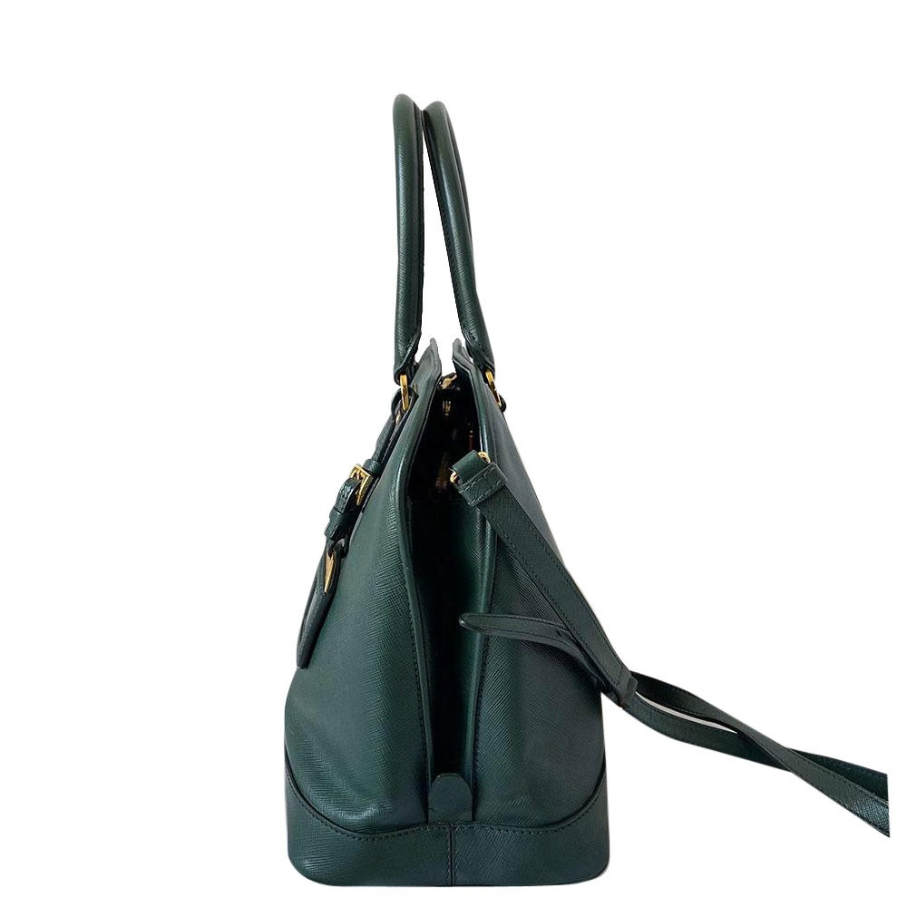 

Prada Green Lux Leather Promenade Satchel Bag