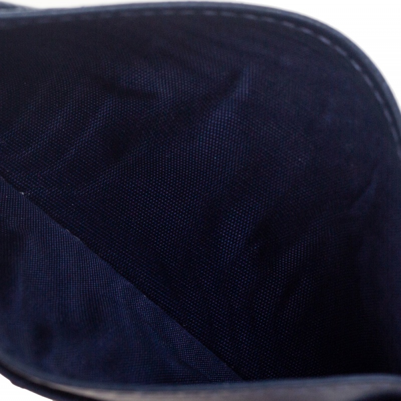 

Prada Navy Blue Move Leather Logo Card Holder