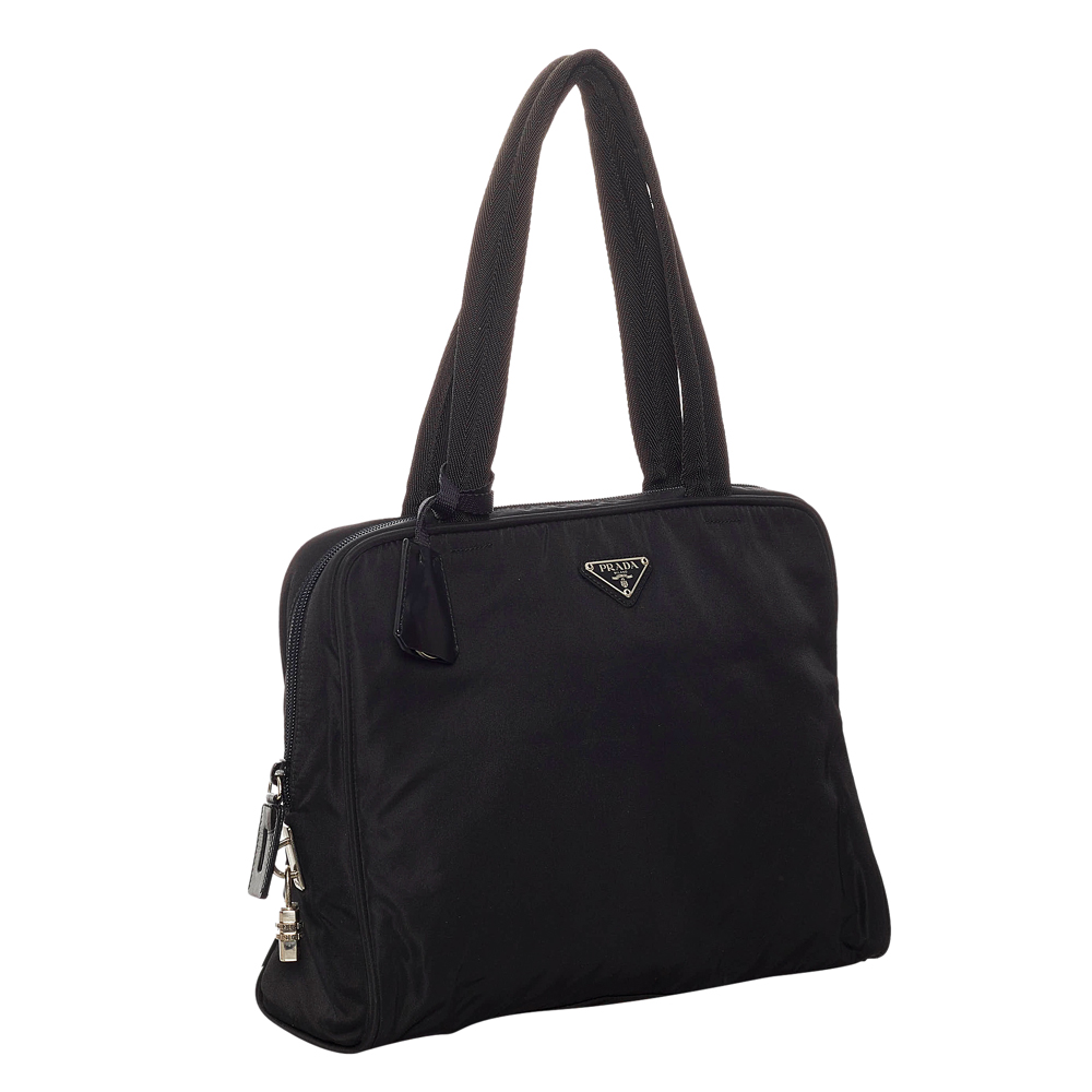 

Prada Black Nylon Tessuto Shoulder Bag