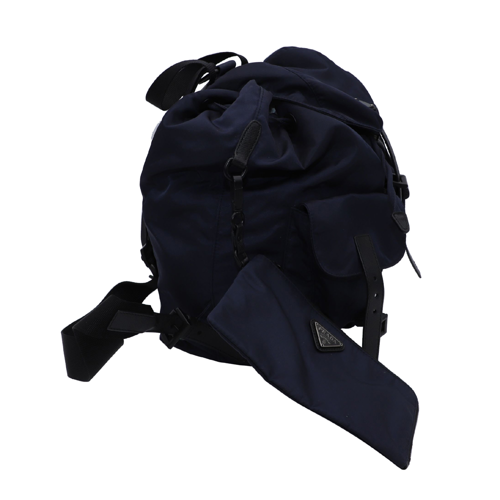 

Prada Navy Blue Nylon Re-nylon Backpack