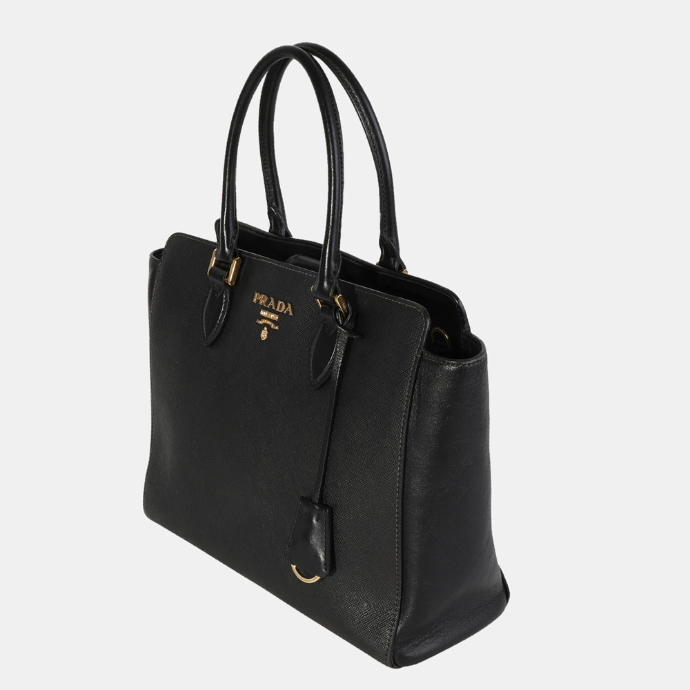 

Prada Black Saffiano Leather Tote Bag