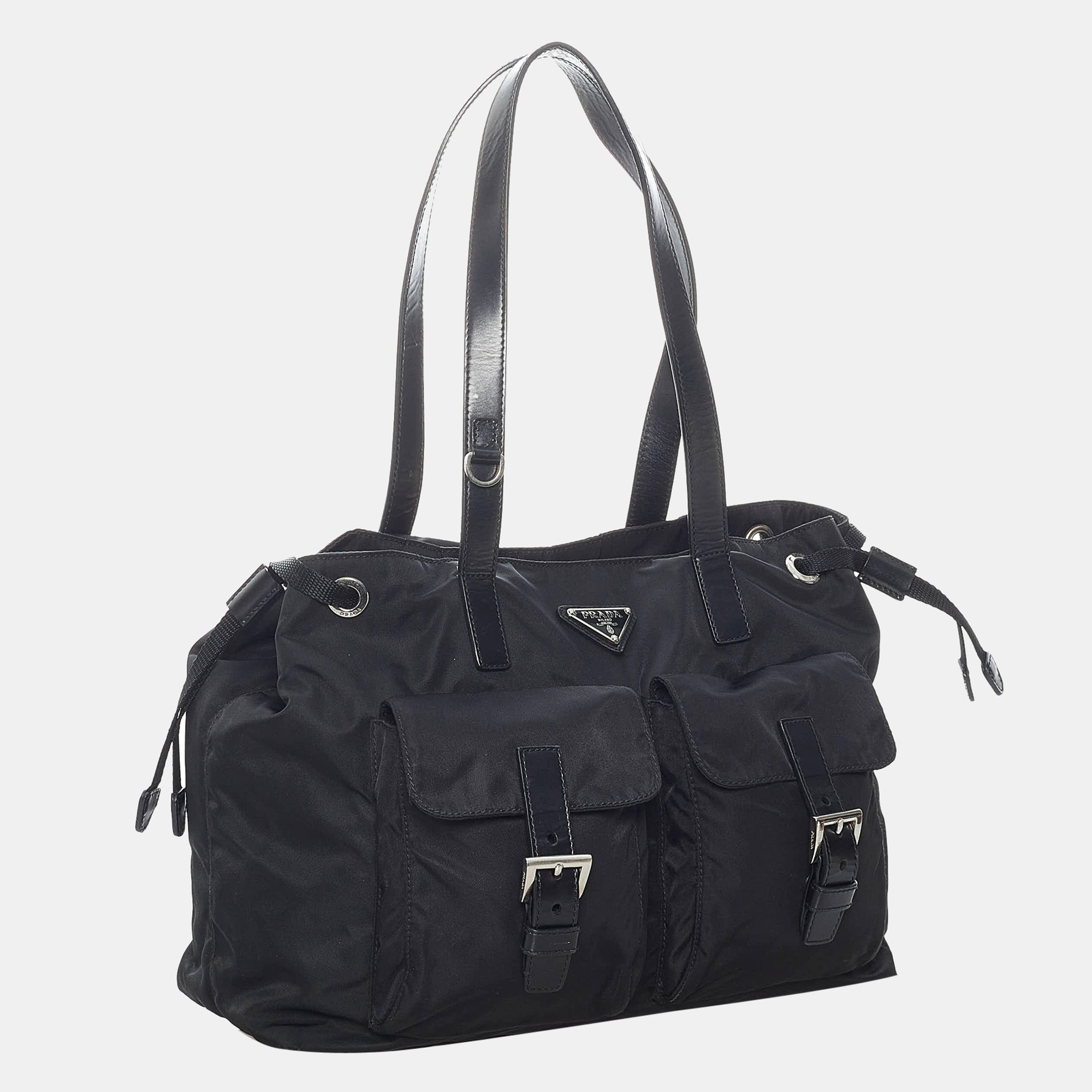 

Prada Black Tessuto Tote Bag