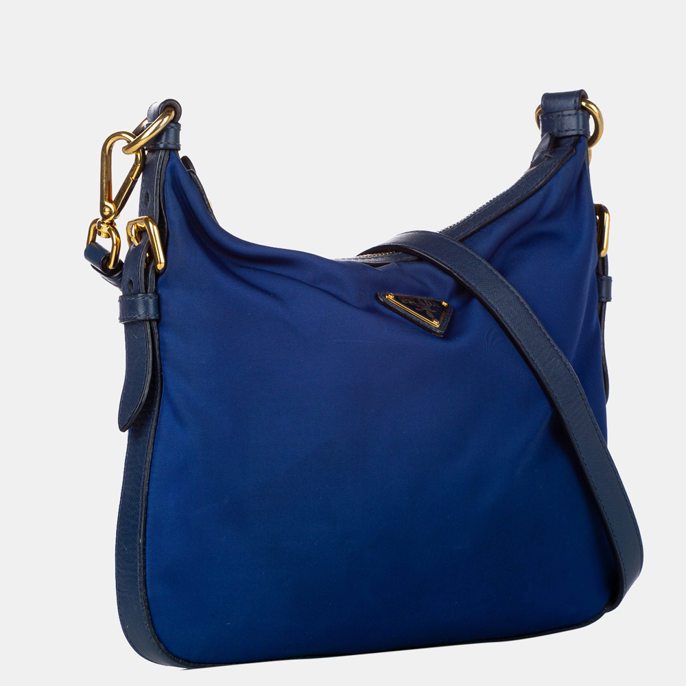 

Prada Blue Tessuto Crossbody Bag