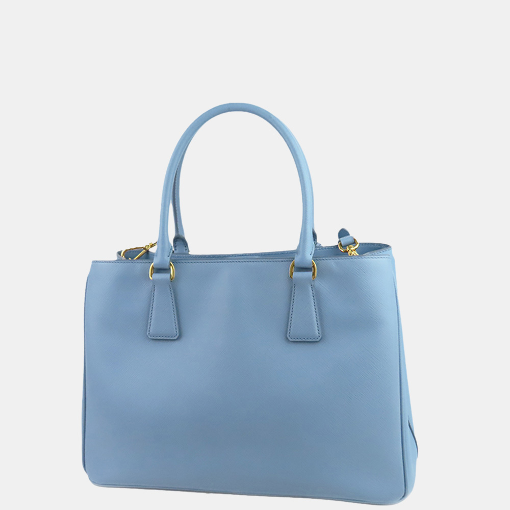 

Prada Blue Saffiano Galleria Satchel