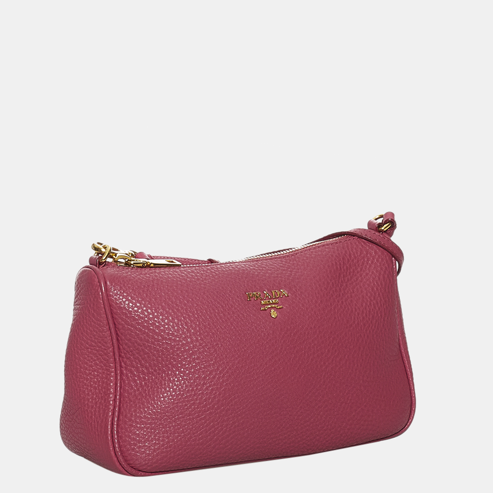 

Prada Pink Leather Baguette