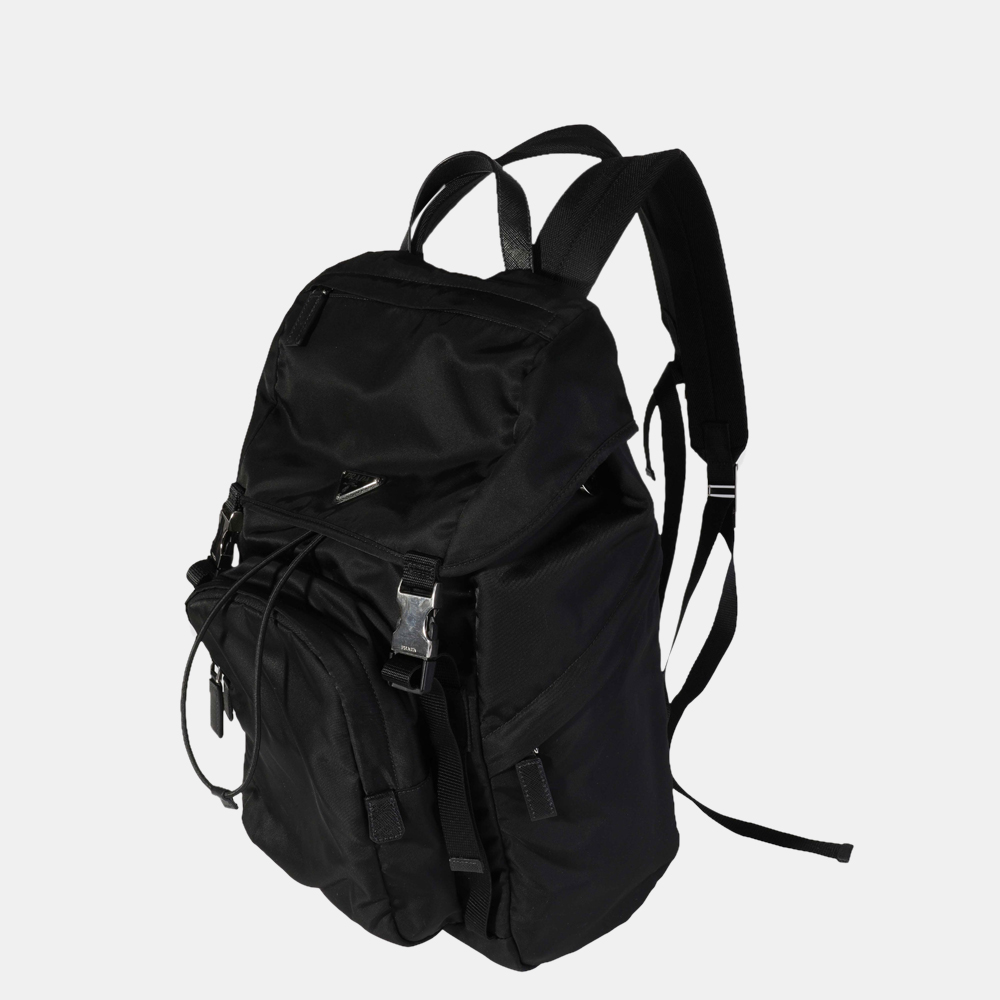 

Prada Black Nylon Drawstring Backpack