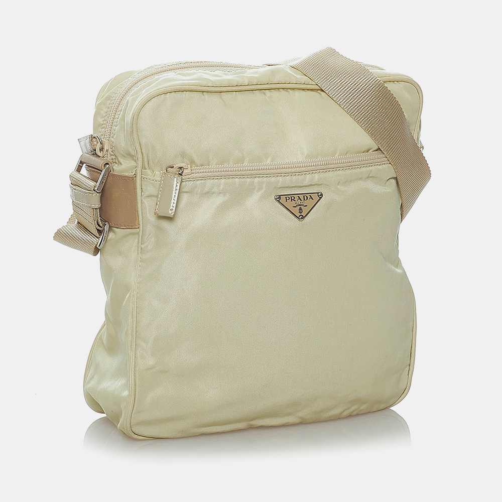 

Prada Beige Tessuto Crossbody Bag
