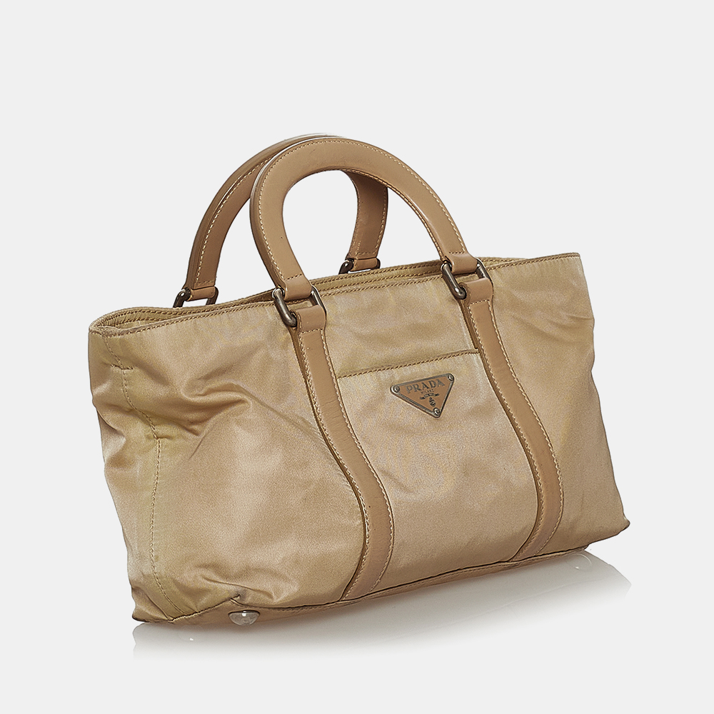 

Prada Brown Tessuto Satchel
