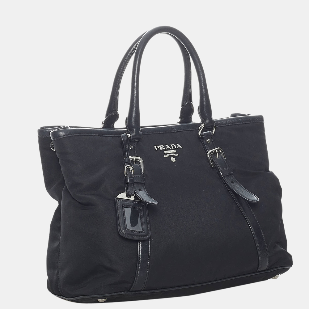 

Prada Black Tessuto Satchel