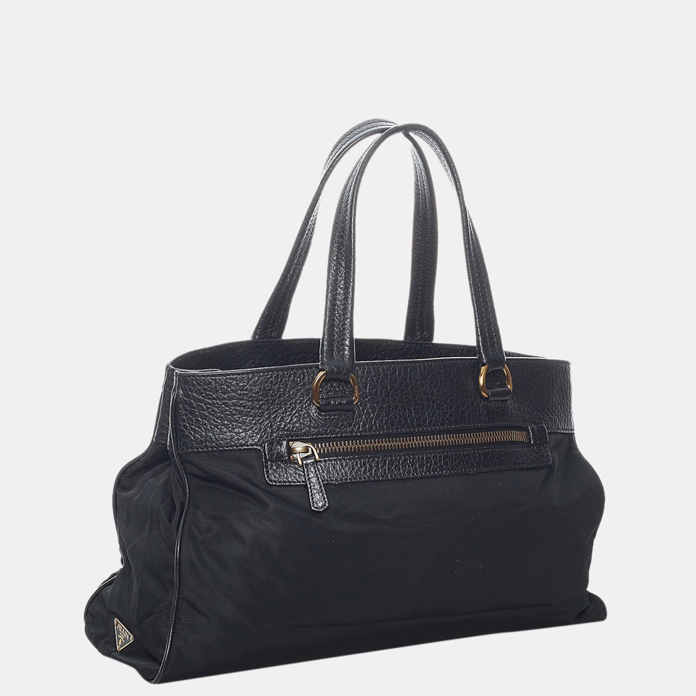 

Prada Black Tessuto Tote Bag
