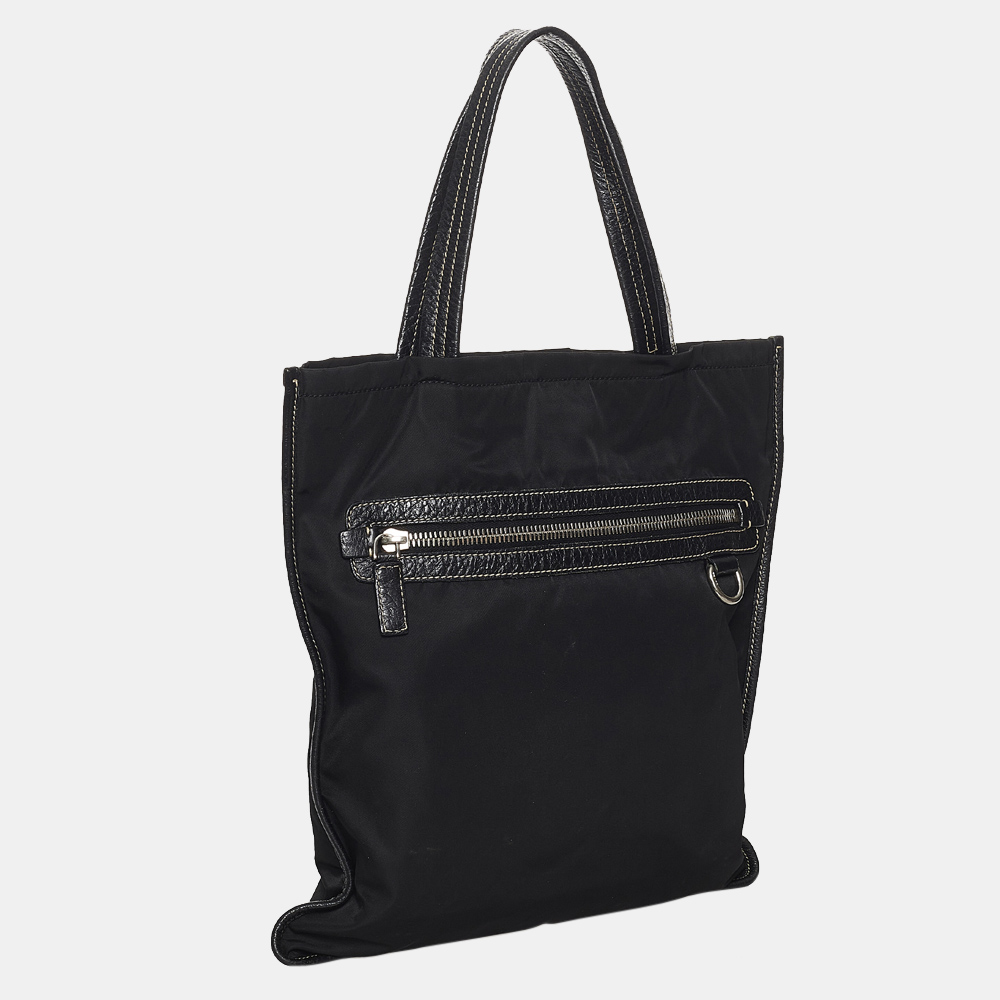 

Prada Black Tessuto Tote Bag