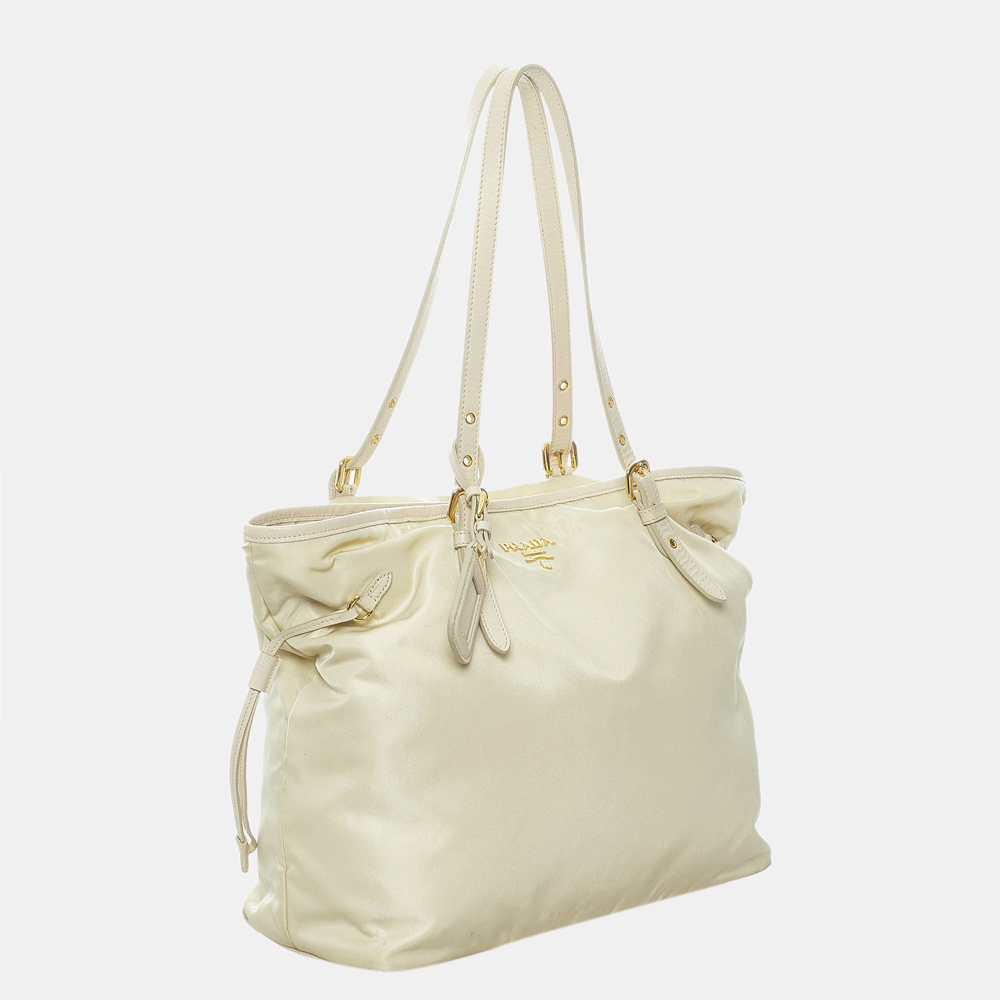 

Prada Brown/Beige Tessuto Tote Bag