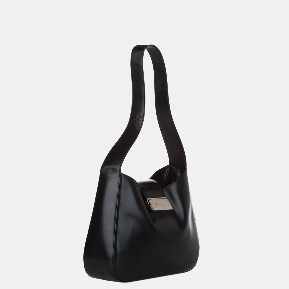 

Prada Black Leather Shoulder Bag