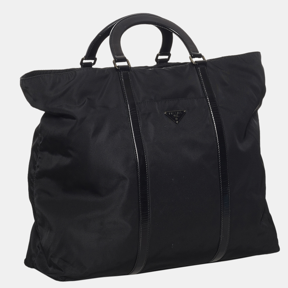 

Prada Black Tessuto Satchel