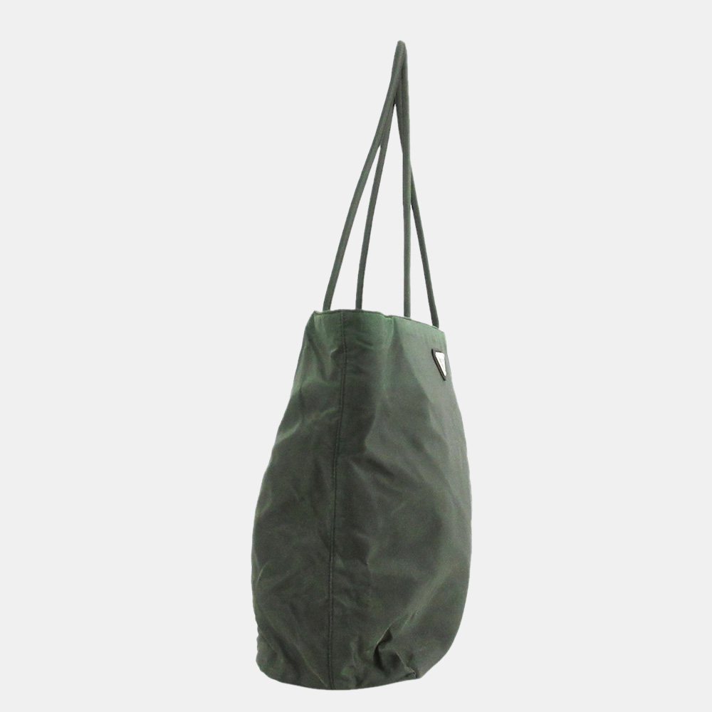 

Prada Green Tessuto Tote Bag