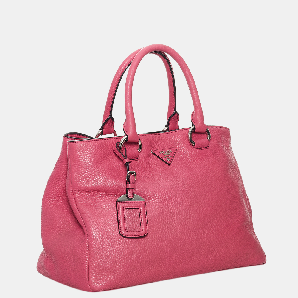 

Prada Pink Vitello Daino Tote Bag