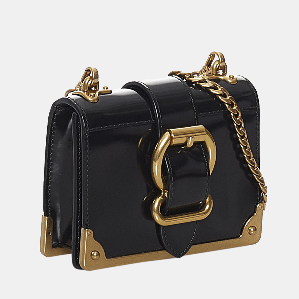 

Prada Black Micro Spazzolato Cahier Crossbody Bag