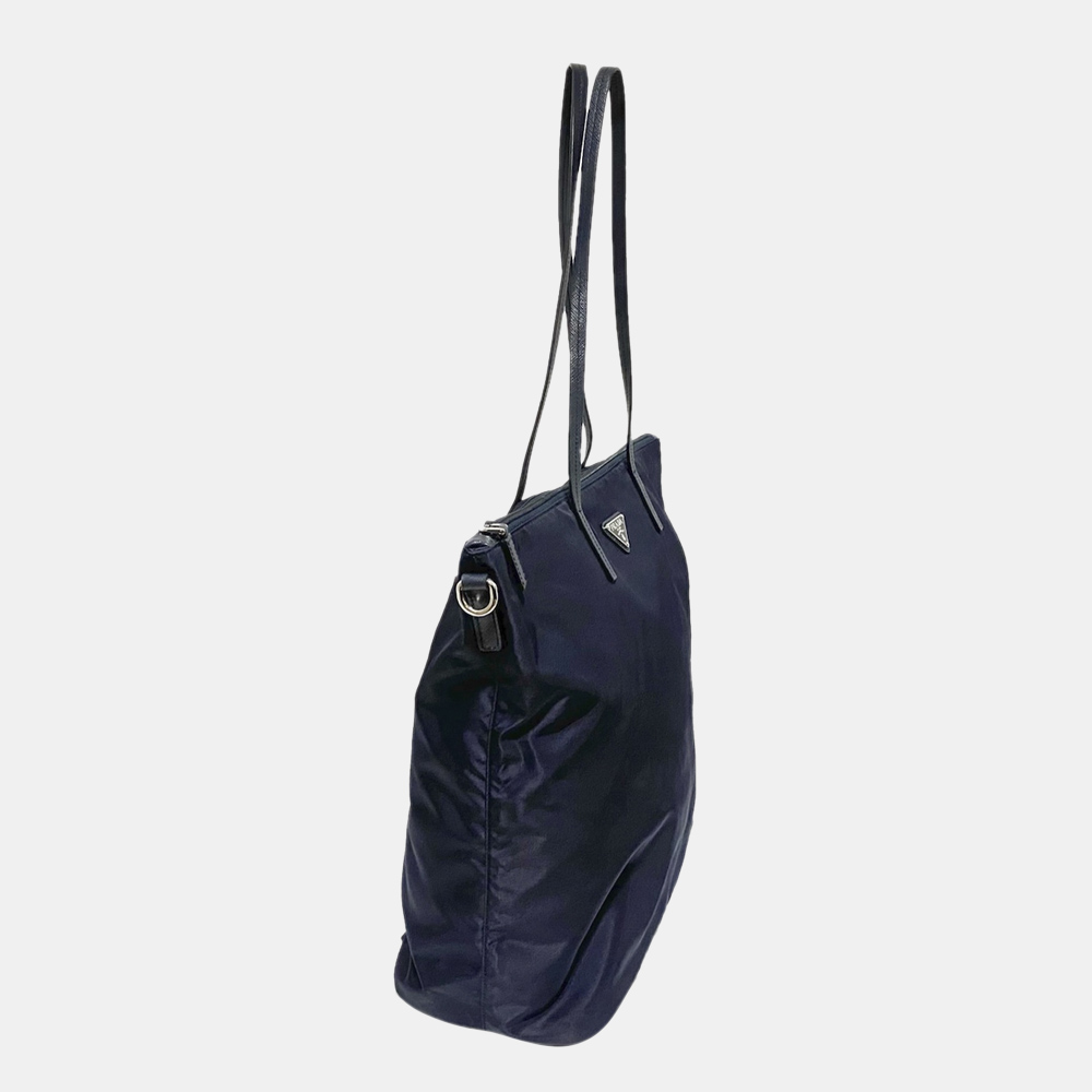 

Prada Blue Tessuto Tote Bag