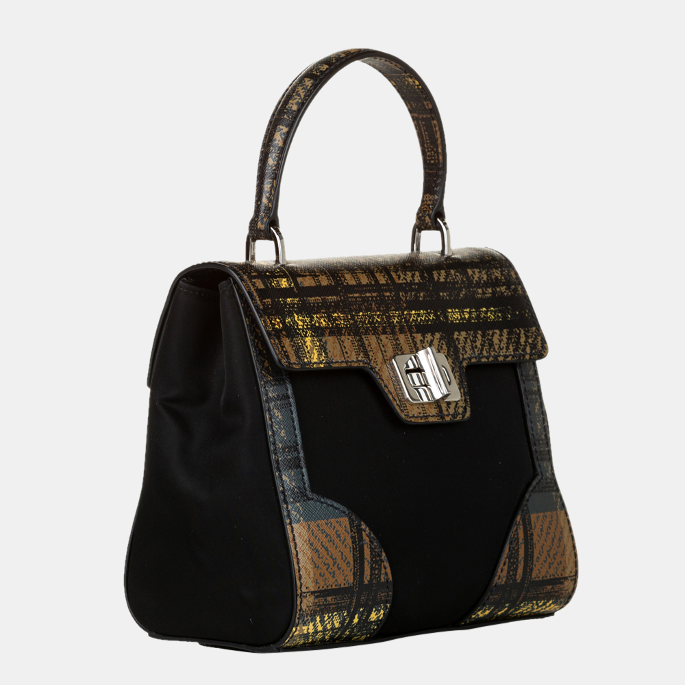 

Prada Black/Brown Tesutto Satchel