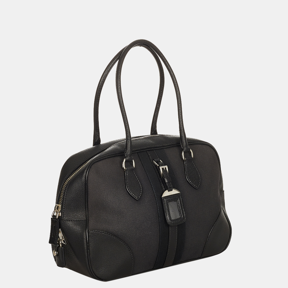 

Prada Black Canvas Handbag