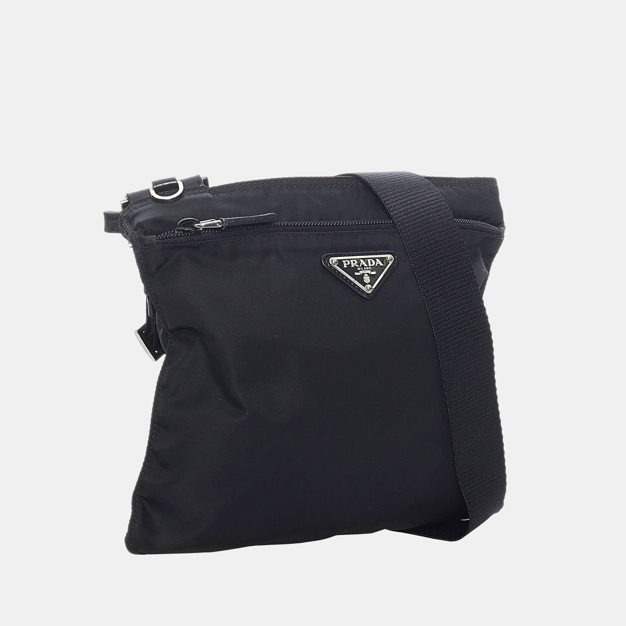 

Prada Black Tessuto Crossbody Bag