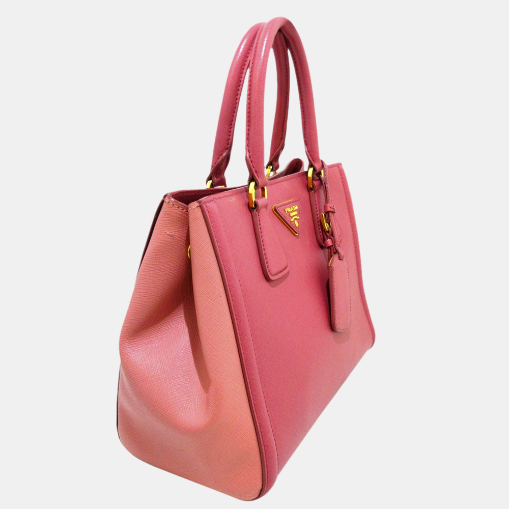 

Prada Pink Saffiano Lux Galleria Handbag