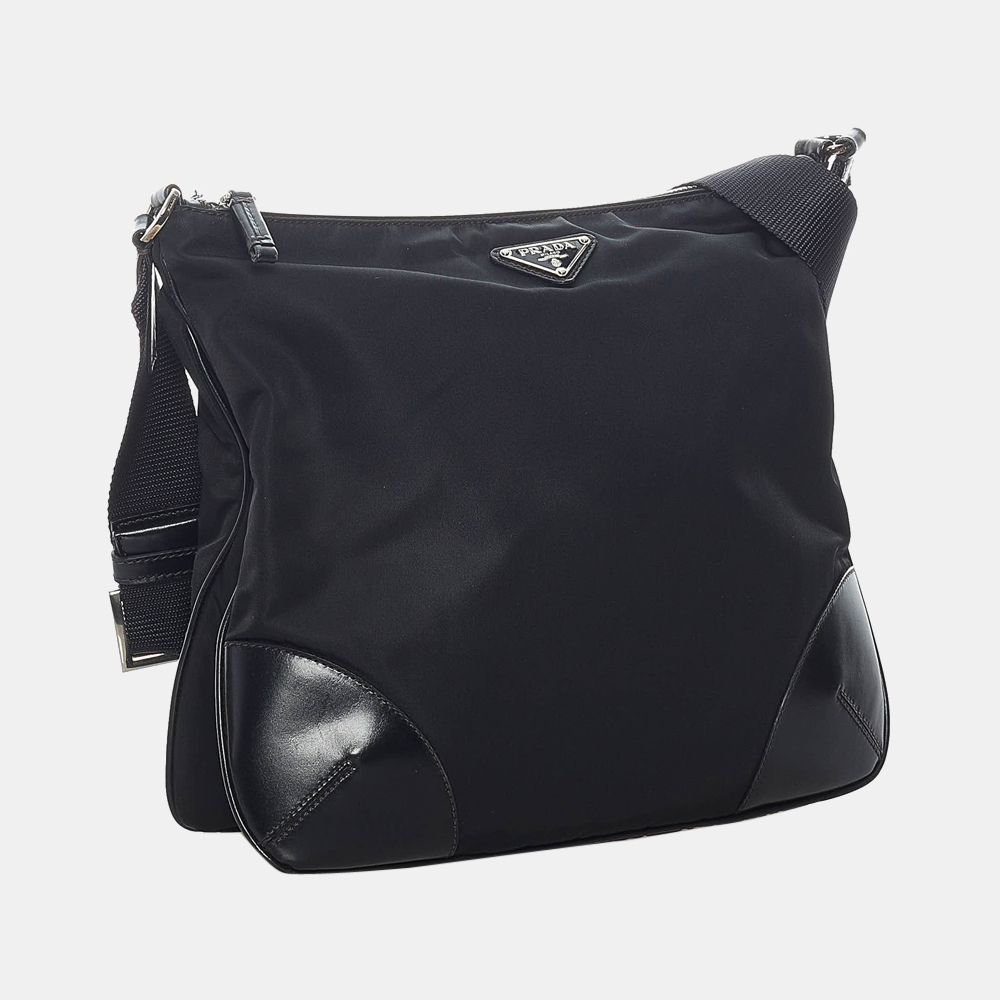 

Prada Tessuto Crossbody Bag, Black
