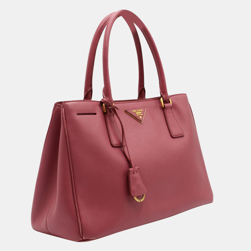 

Prada Dirty Pink Leather Saffiano Lux Galleria Tote