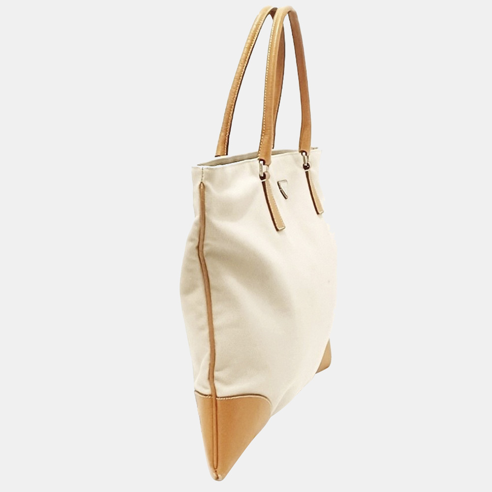 

Prada Brown/Beige/Orange Canvas Tote