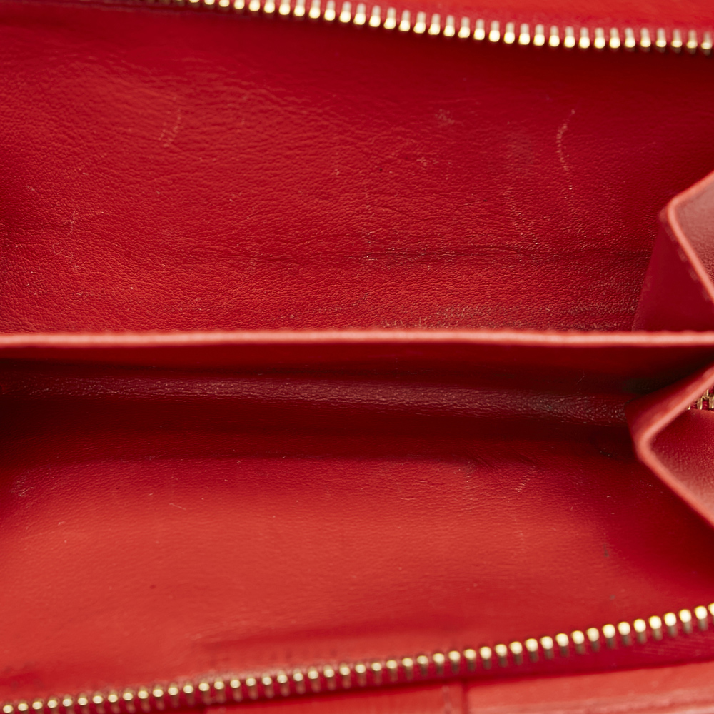 

Prada Red Saffiano Small Wallet