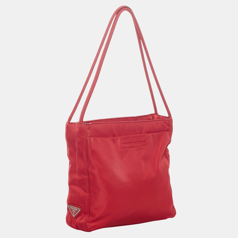 

Prada Red Tessuto Shoulder Bag