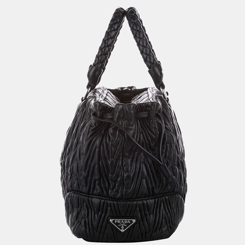 

Prada Black Quilted Leather Satchel