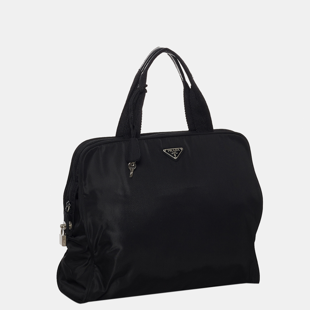 

Prada Black Tessuto Tote Bag