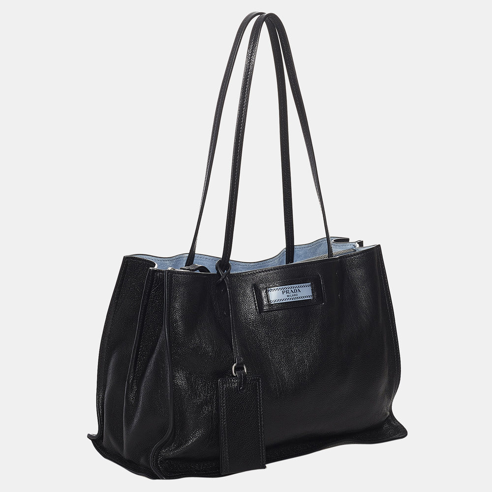 

Prada Black Etiquette Leather Tote Bag