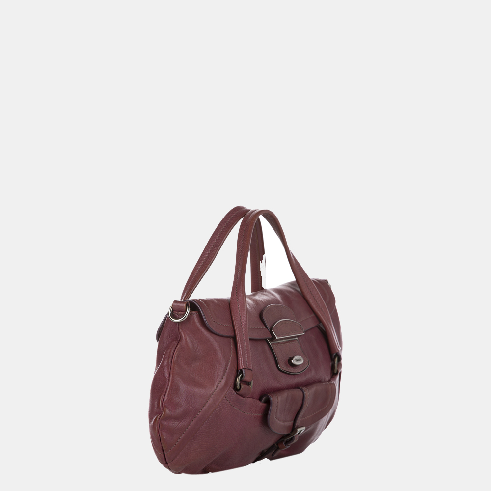 

Prada Red Leather Satchel