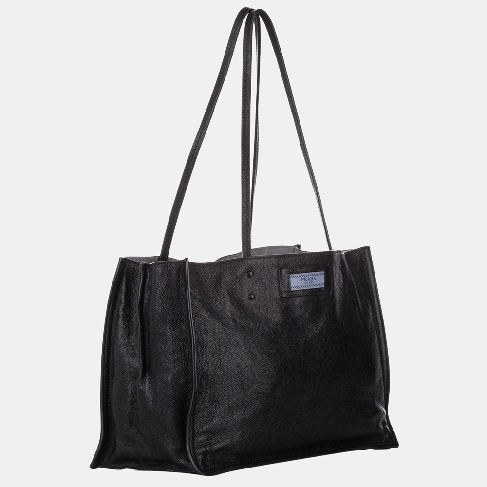 

Prada Black Etiquette Leather Tote Bag